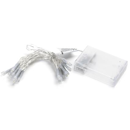 Aigostar - LED łańcuch świąteczny 20xLED/3xAA 2,3 m ciepłe białe światło