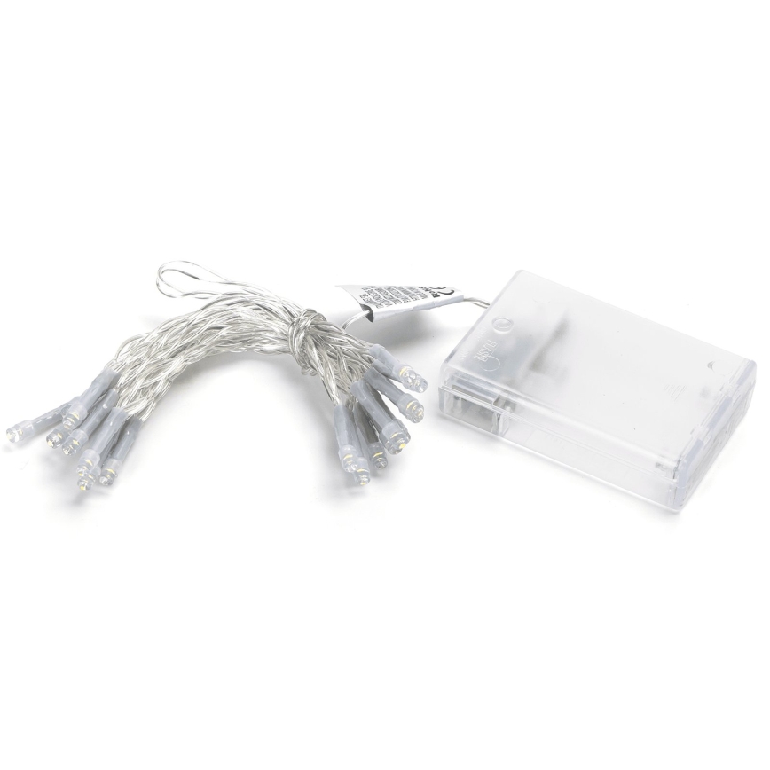Aigostar - LED łańcuch świąteczny 20xLED/3xAA 2,3 m ciepłe białe światło
