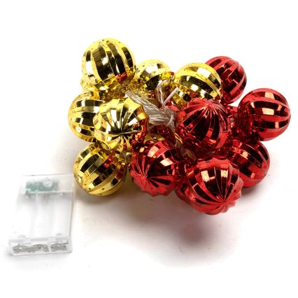 Aigostar - LED Girlanda świąteczna 20xLED/3xAA 2 m ciepła biała