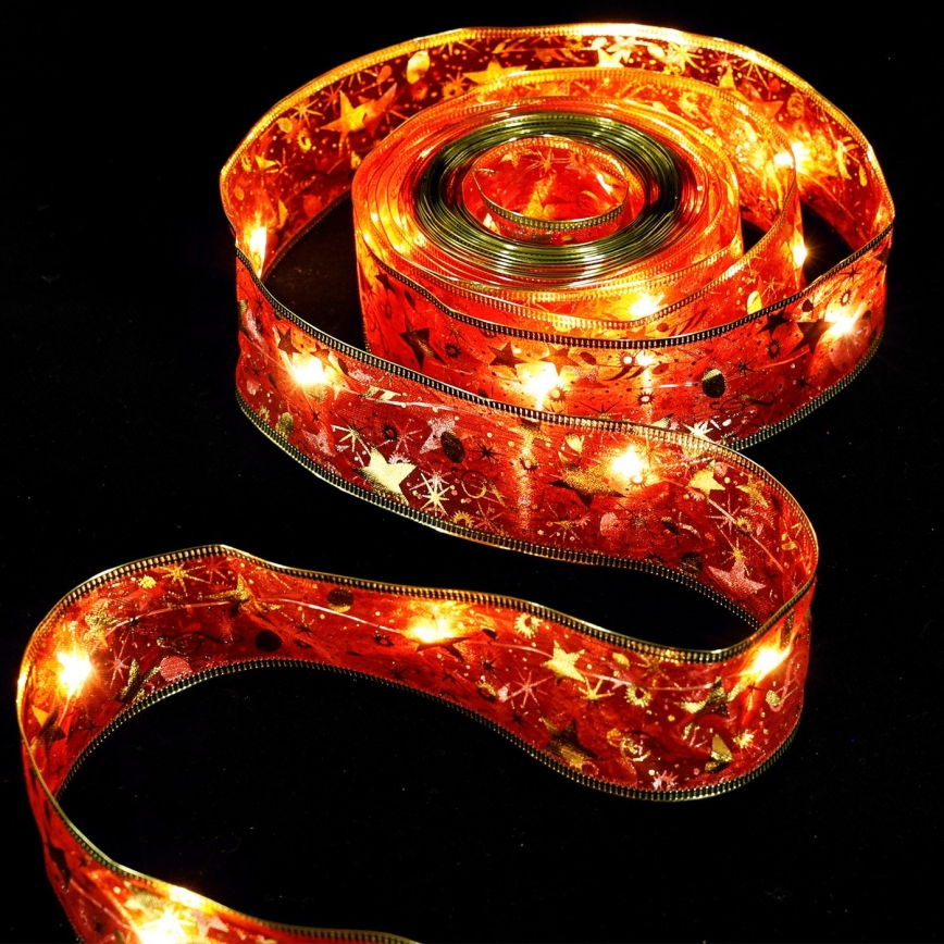 Aigostar - Lampki świąteczne LED 20xLED/3xAA, 2 m, ciepła biała / czerwona