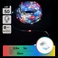 Aigostar - LED łańcuch świąteczny 50xLED/3xAA 5,3m wielokolorowy