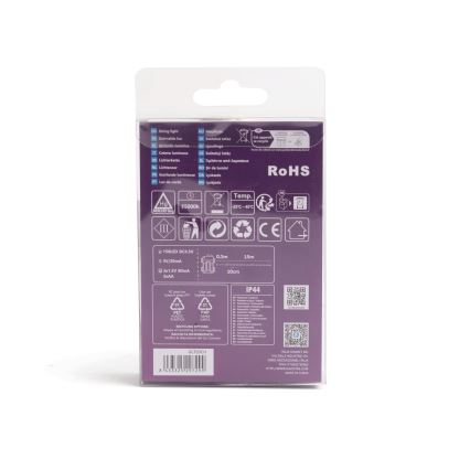 Aigostar - Zewnętrzna girlanda LED 150 diod/8 funkcji/3xAA 15,3 m IP44 wielokolorowa