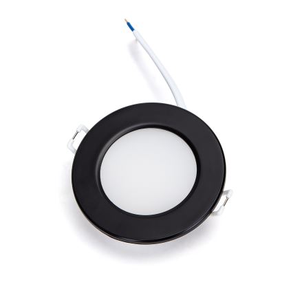 Aigostar - LED Łazienkowa oprawa wpuszczana LED/4,8W/230V 3000K czarna IP65