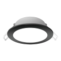 Aigostar - LED Łazienkowa oprawa wpuszczana LED/4,8W/230V 4000K czarna IP65
