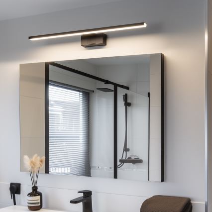Aigostar - LED Łazienkowe oświetlenie lustra LED/12W/230V 4000K 60 cm IP44 czarne