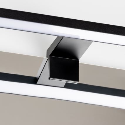 Aigostar - LED Łazienkowe oświetlenie lustra LED/12W/230V 4000K 60 cm IP44 czarne