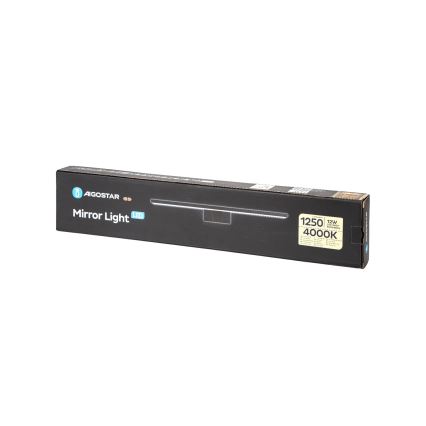 Aigostar - LED Łazienkowe oświetlenie lustra LED/12W/230V 4000K 60 cm IP44 czarne
