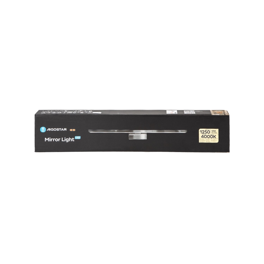 Aigostar - LED Łazienkowe oświetlenie lustra LED/12W/230V 4000K 60cm IP44 aluminium