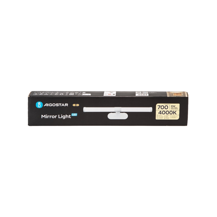 Aigostar - LED Łazienkowe oświetlenie lustra LED/6W/230V 4000K 40cm IP44