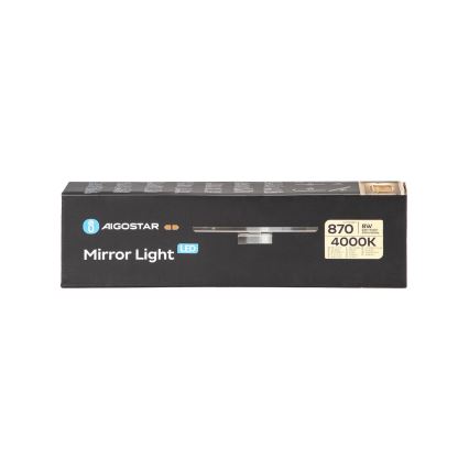 Aigostar - LED Łazienkowe oświetlenie lustra LED/8W/230V 4000K 40cm IP44
