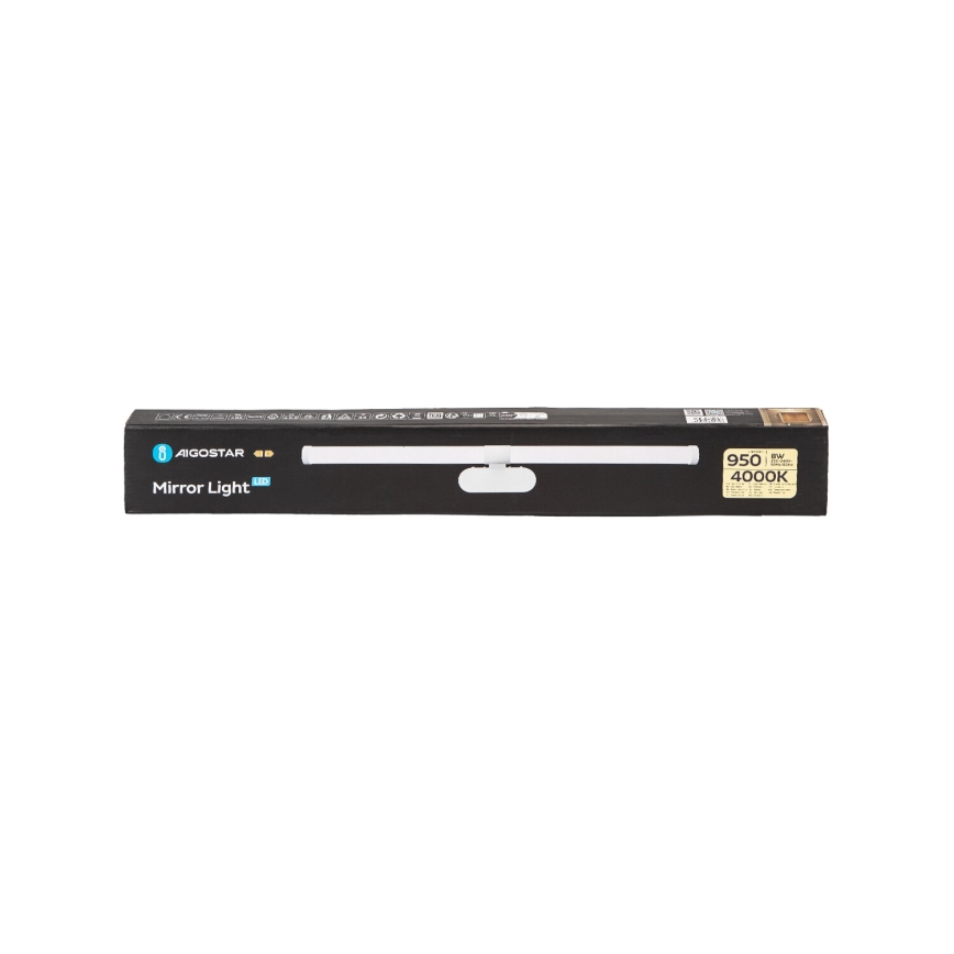 Aigostar - LED Łazienkowe oświetlenie lustra LED/8W/230V 4000K 60cm IP44
