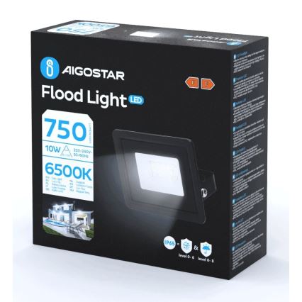 Aigostar - LED Naświetlacz LED/10W/230V 6500K IP65