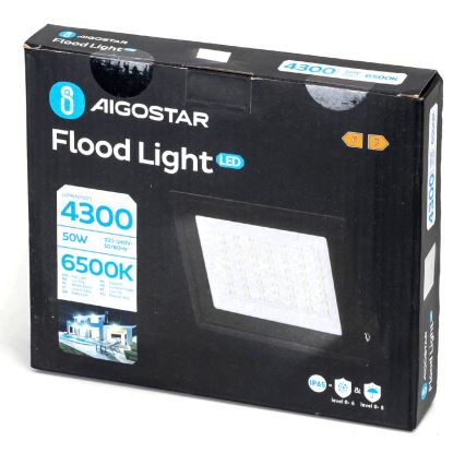Aigostar - LED Naświetlacz LED/50W/230V 6500K IP65