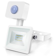 Aigostar - LED Naświetlacz z czujnikiem LED/10W/230V 4000K IP65 biały