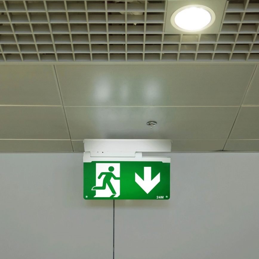Aigostar - LED Oprawa awaryjna EMERGENCY EXIT LED/3,6W/230V 6500K 500mAh