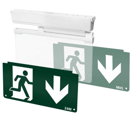 Aigostar - LED Oprawa awaryjna EMERGENCY EXIT LED/3,6W/230V 6500K 500mAh