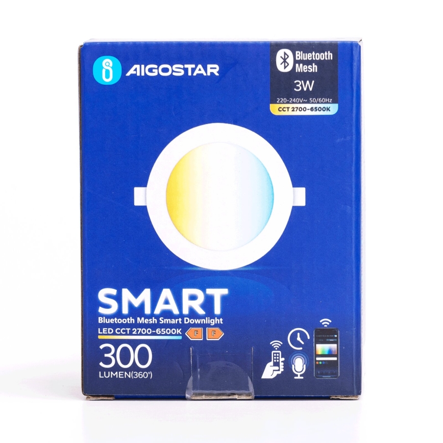 Aigostar - LED Oprawa wpuszczana ściemnialna MESH LED/3W/230V 2700-6500K biały