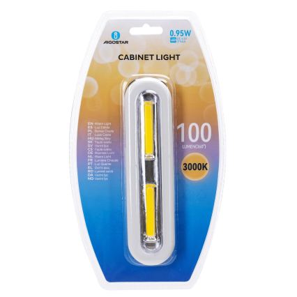 Aigostar - LED oświetlenie do szafy LED/3xAAA 3000K białe