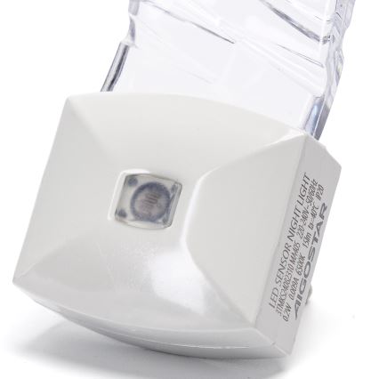 Aigostar - LED Lampka nocna z czujnikiem zmierzchu LED/0,2W/230V 6500K