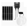 Aigostar - LED Oświetlenie solarne 2xLED/70W/12V 12000 mAh 6500K śr. 20,5 cm + pilot zdalnego sterowania