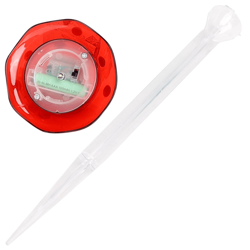 Aigostar - LED Oświetlenie solarne LED/0,006W/1,2V 100 mAh 2700K IP44 czerwony