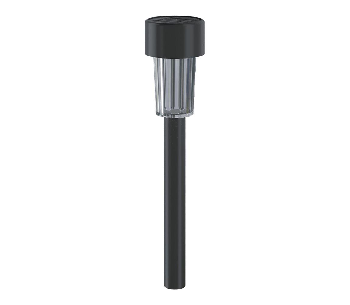- LED Oświetlenie solarne LED/0,006W/1,2V 29,5 cm czarne 6500K IP44