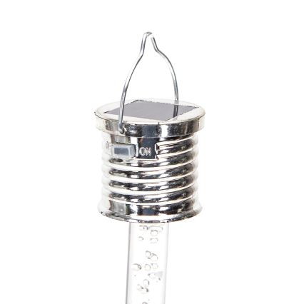 Aigostar - LED Oświetlenie solarne LED/0,006W/1,2V chrom 2700K IP44
