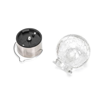 Aigostar - LED Oświetlenie solarne LED/0,006W/1,2V śr. 6 cm 100 mAh 6500K IP44