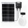 Aigostar - LED Oświetlenie solarne LED/70W/12V 6000 mAh 6500K śr. 20,5 cm + pilot zdalnego sterowania