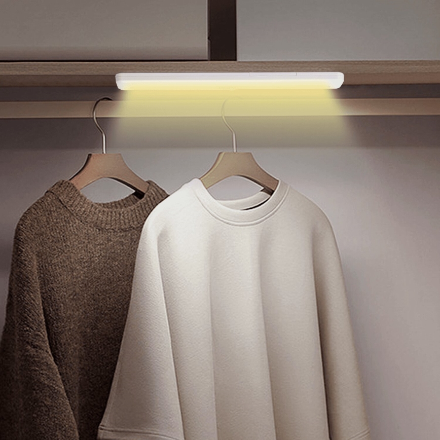 Aigostar - LED Oświetlenie szafy z czujnikiem ruchu LED/1,5W/3xAA 3000K