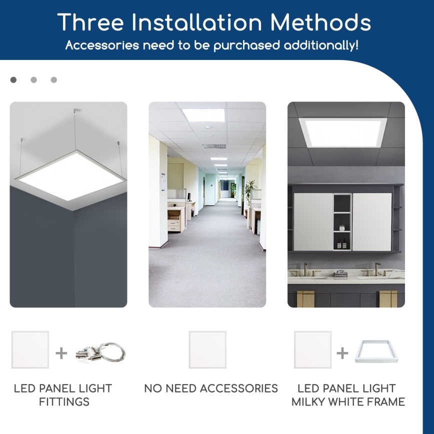 Aigostar - LED panel sufitowy ściemnialny 32W/230V Wi-Fi 60x60 cm