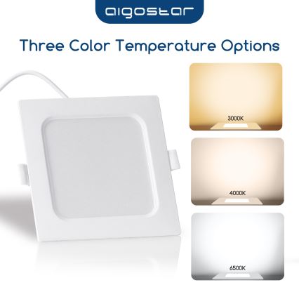 Aigostar - LED Panel sufitowy LED/6W/230V 4000K 12x12 cm biały