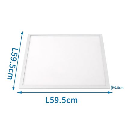 Aigostar - LED Panel wpuszczany LED/50W/230V 60x60 cm 6000K