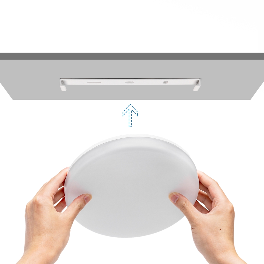 Aigostar - LED Ściemnialny plafon łazienkowy LED/18W/230V 3000-6000K IP54 + zdalne sterowanie