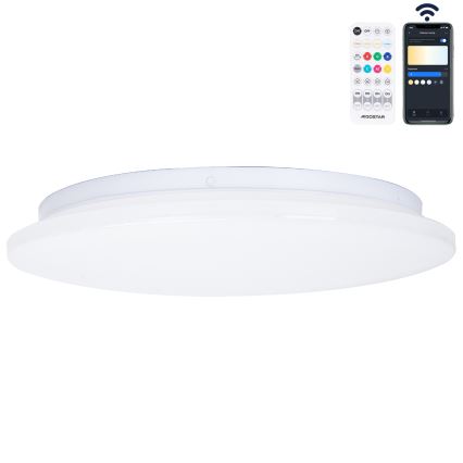 Aigostar - LED Ściemnialny plafon łazienkowy MESH Smart LED/18W/230V 3000-65000K IP44 + pilot zdalnego sterowania