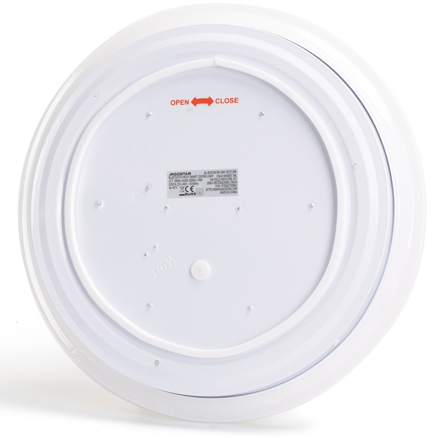 Aigostar - LED Ściemnialny plafon łazienkowy MESH Smart LED/18W/230V 3000-65000K IP44 + pilot zdalnego sterowania