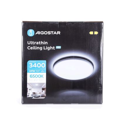 Aigostar - LED Plafon łazienkowy LED/24W/230V 6500K śr. 42 cm IP44