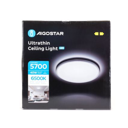 Aigostar - LED Plafon łazienkowy LED/40W/230V 6500K śr. 54 cm IP44