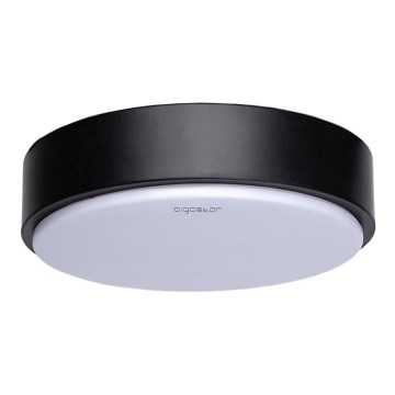 Aigostar - LED Plafon LED/12W/230V 3000K śr. 23 cm czarny