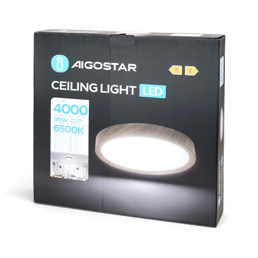 Aigostar - LED Plafon LED/36W/230V 6500K śr. 48,1 cm