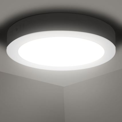 Aigostar - LED Plafon natynkowy LED/12W/230V śr. 17,4 cm 4000K biały