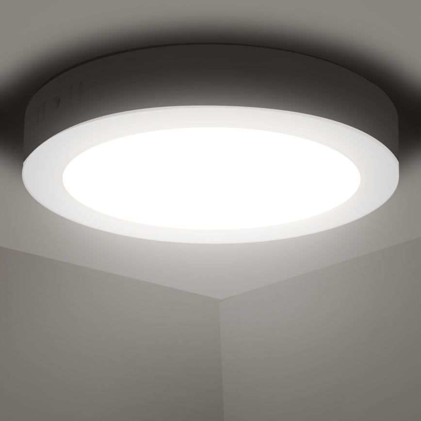 Aigostar - LED Plafon natynkowy LED/12W/230V śr. 17,4 cm 4000K biały