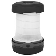 Aigostar - LED Przenośna składana lampa LED/1,4W/3xAA czarna/szara