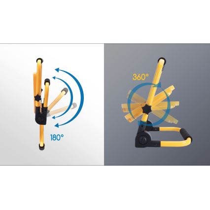 Aigostar - LED regulowany reflektor ładowalny LED/50W/5V 6500K IP65