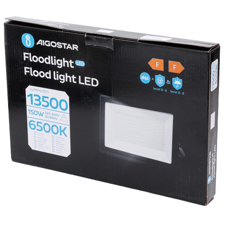 Aigostar - LED Reflektor LED/150W/230V 6500K IP65 czarny
