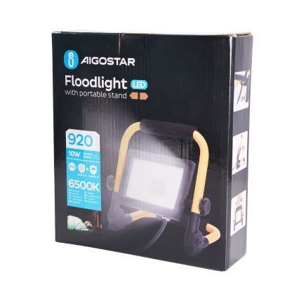 Aigostar - LED Reflektor na stojaku LED/10W/230V 6500K IP65