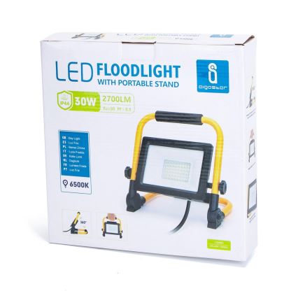 Aigostar - LED Reflektor na stojaku LED/30W/230V IP44