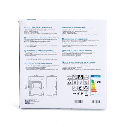 Aigostar - LED Reflektor na stojaku LED/30W/230V IP44