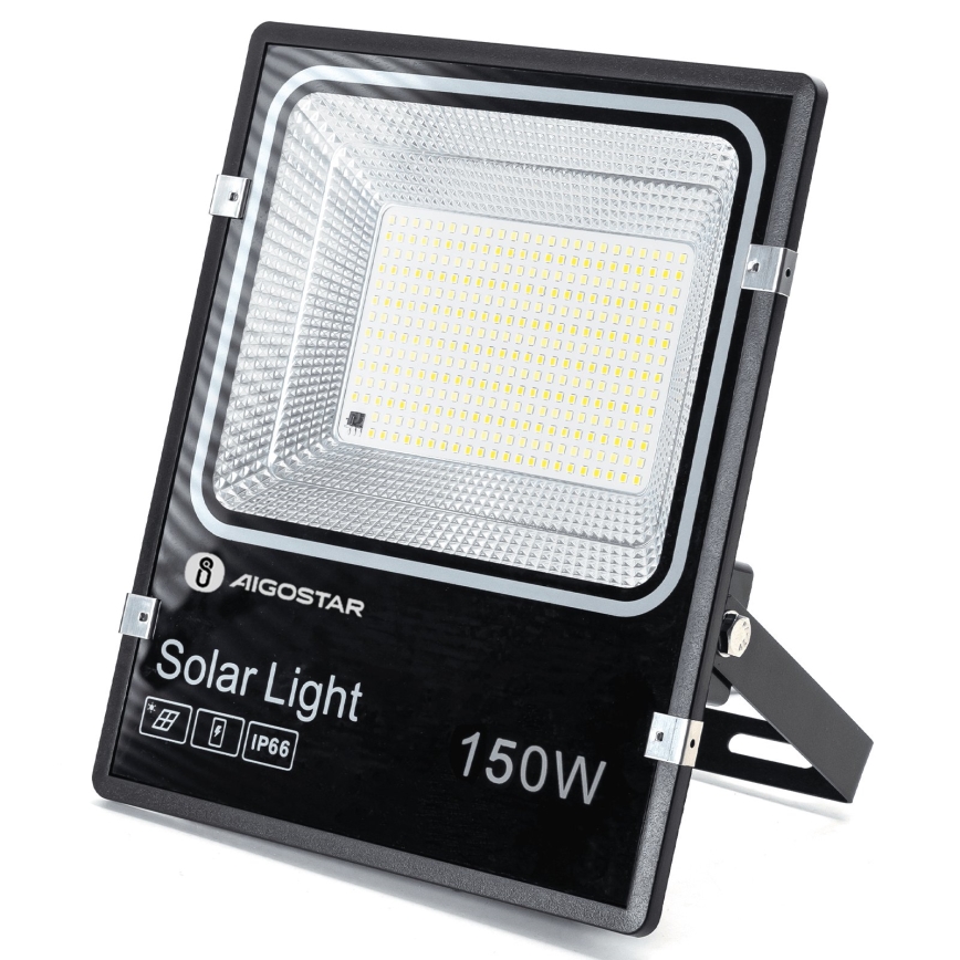 Aigostar - Reflektor solarny LED/150W/3,2V 3000mAh 3000K/4000K/6500K IP66 + pilot zdalnego sterowania