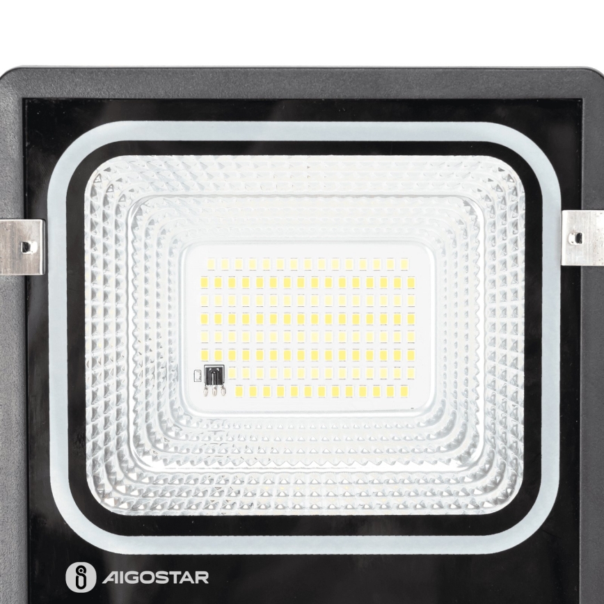 Aigostar - LED solarny reflektor LED/50W/3,2V 1200mAh 3000K/4000K/6500K IP66 + pilot zdalnego sterowania